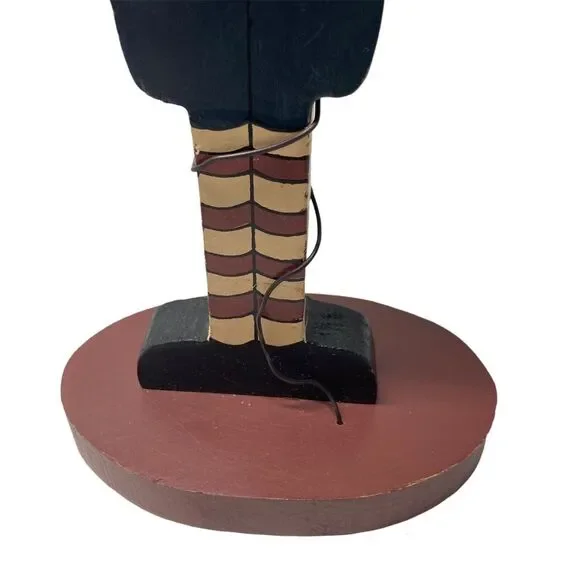 Raggedy Ann and Andy wooden doll figure primitive Country Valentine's Day decor